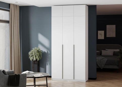 Шкаф NN Мебель ШК 5 (1200) Антресоль Белый текстурный