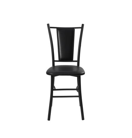 Стул ВВР Марсель Черный/черный, экокожа