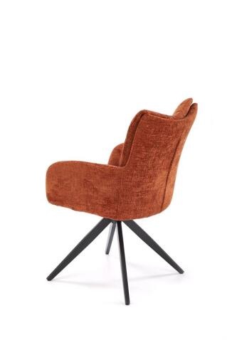 Стул HALMAR K540 корица/черный, поворотный