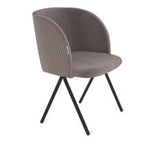 Стул Sheffilton SHT-ST33-4/S186 кофе мокко/черный муар