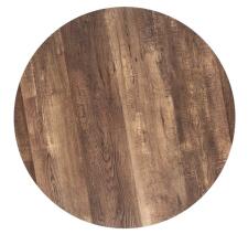 Стол журнальный SIGNAL ALTA B орех/хром 45