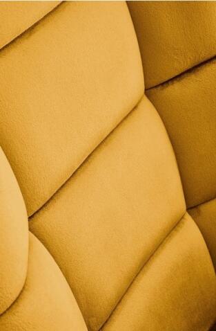 Кресло-качалка HALMAR BAZALTO горчичный