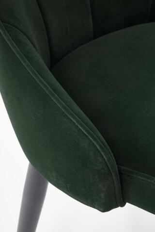 Стул HALMAR K365 темно-зеленый/черный