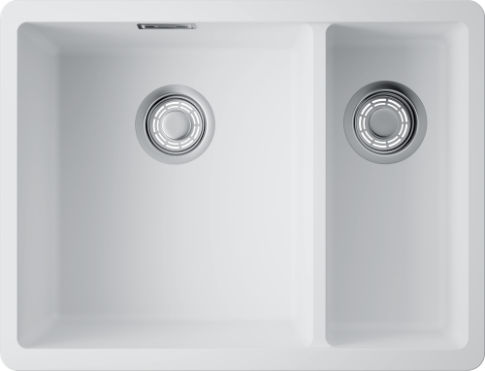Кухонная мойка Omoikiri Kata 55-2-U-WH Artgranit/белый