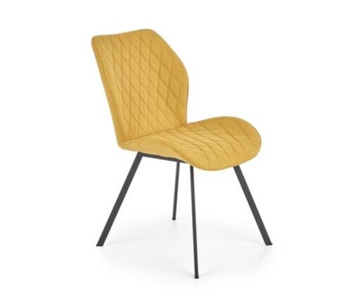 Стул HALMAR K360 горчичный/черный