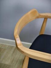 Стул Sheffilton SHT-S204 черный/прозрачный лак