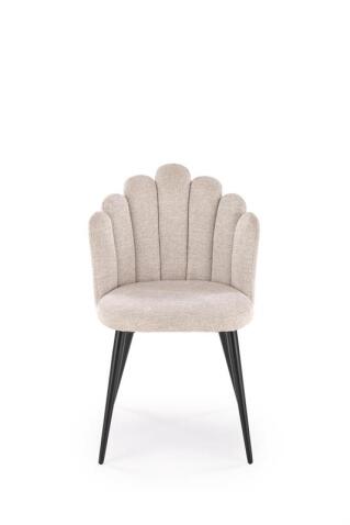 Стул HALMAR K552 бежевый/черный