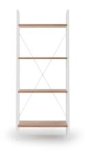 Стеллаж HALMAR NARVIK REG2 белый/дуб сонома