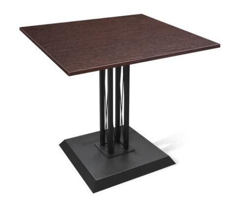 Стол Sheffilton SHT-TU6-BS2/80/80 ЛДСП артикул SHT-T61 черный/венге