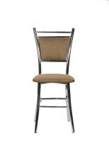 Стул ВВР Мажор коричневый/хром, рогожка