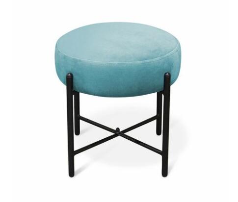 Банкетка Sheffilton SHT-B4 артикул Б-7 голубая пастель/черный муар Банкетка Sheffilton SHT-B4 артикул Б-7 голубая пастель/черный муар