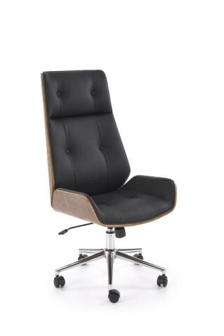 Кресло компьютерное HALMAR WEBSTER черный/орех