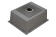 Кухонная мойка из нержавейки BLANTEK LS-5050HN Honeycomb Nano black (+ 500B40B)