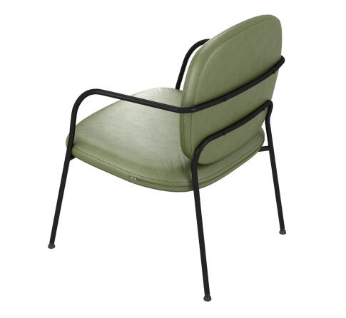 Кресло Sheffilton SHT-AMS121 оливковый/черный матовый