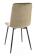 Стул SIGNAL TOM Velvet Bluvel 40 темно-бежевый/черный