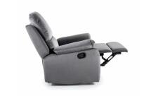 Кресло SIGNAL SPENCER 1 Velvet Bluvel 14 раскладное, серый