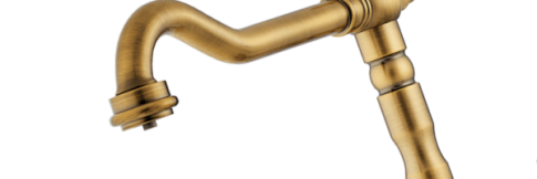 Смеситель для кухни Omoikiri Amagasaki AB античная латунь