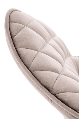 Стул HALMAR K520 бежевый/черный, поворотный