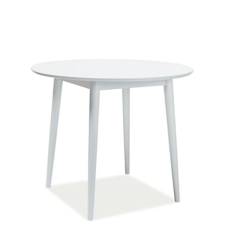 Стол обеденный SIGNAL LARSON белый/белый 90
