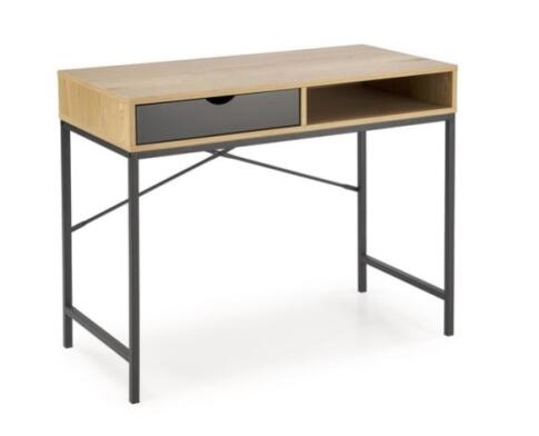 Стол компьютерный HALMAR B50 натуральный/черный