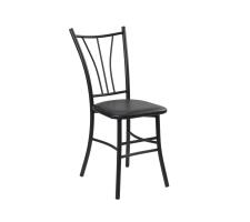 Стул ВВР Трилогия Черный/черный, экокожа