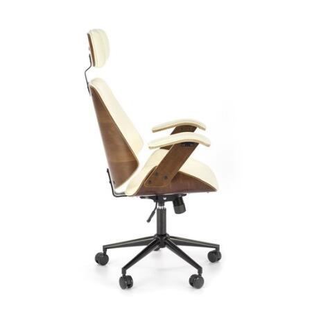 Кресло компьютерное HALMAR IGNAZIO ореховый/кремовый
