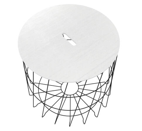 Стол журнальный Sheffilton SHT-CT41 сандал/черный муар