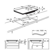 Поверхность индукционная AEG IAE84411XB