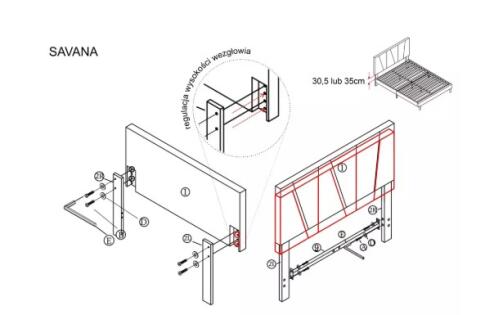Кровать SIGNAL SAVANA Velvet Bluvel 28 бежевый, 160/200