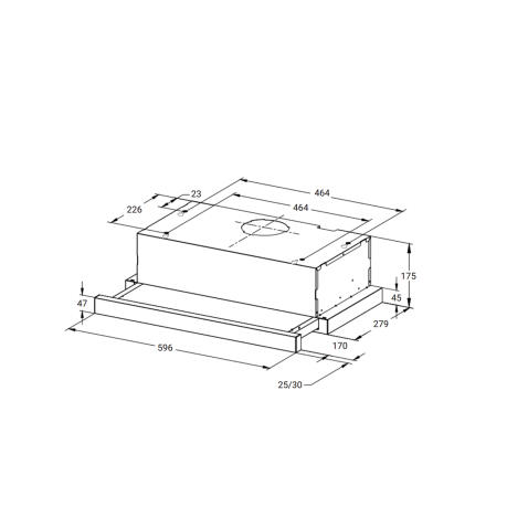 Вытяжка WEISSGAUFF TEL 600 Black Glass