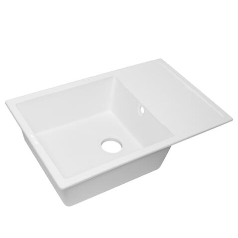 Мойка ZORG Apollo 78 белый камень