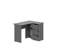 Стол угловой NN Мебель (МС Денвер К) Графит серый