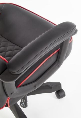 Кресло компьютерное HALMAR BAFFIN черный/красный