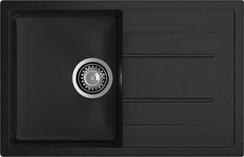 Кухонная мойка GRANFEST QUADRO Q-780L черный