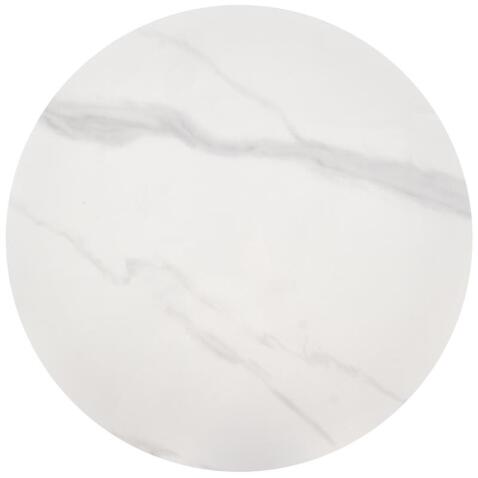 Стол журнальный HALMAR TALBI белый мрамор/белый/золотой