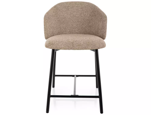 Стул барный SIGNAL OSAKA H-2 t.253 бежевый/черный