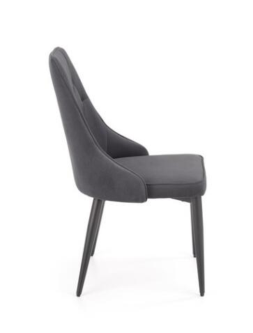 Стул HALMAR K365 серый/черный