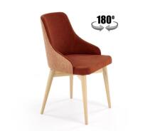 Стул HALMAR MALAGA Mavel 44/Stelar 54 корица/бук