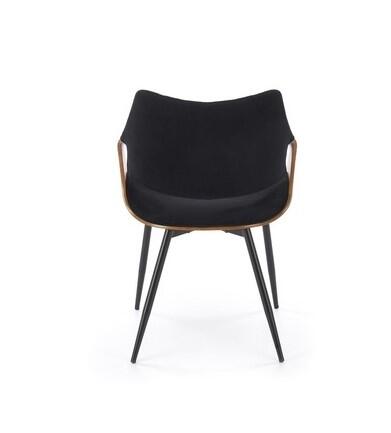 Стул HALMAR K586 черный/орех