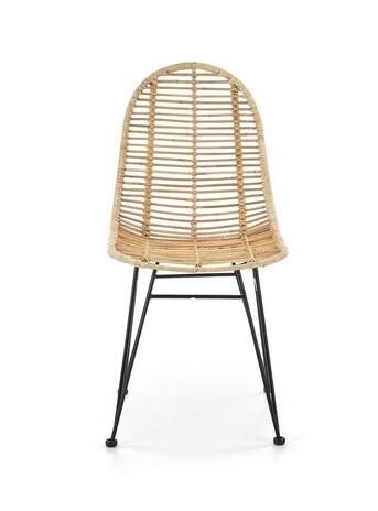 Стул HALMAR K337 ротанг натуральный/черный