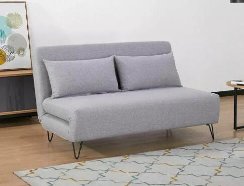 Диван SIGNAL ZENIA Velvet tap. 137 раскладной, серый/черный