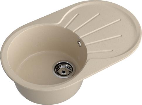 Кухонная мойка GRANFEST RONDO R-750L кашемир