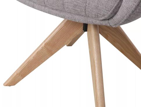 Стул SIGNAL AZALIA D Brego 07 серый/дуб, поворотный