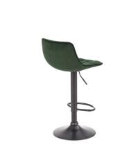 Стул барный HALMAR H95 темно-зеленый/черный Стул барный HALMAR H95 темно-зеленый/черный
