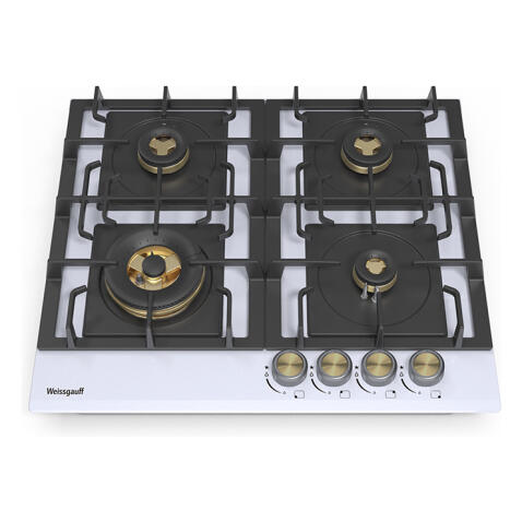 Поверхность газовая WEISSGAUFF HGG 641 WV Volcano Burner Nano Glass