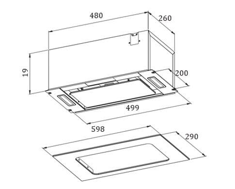 Вытяжка  ZORG TECHNOLOGY ASTA 1060 60 M белая