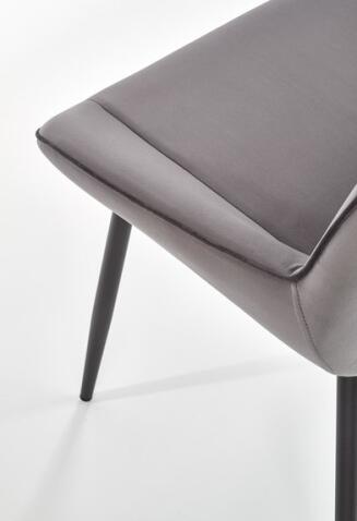 Стул HALMAR K404 серый/черный