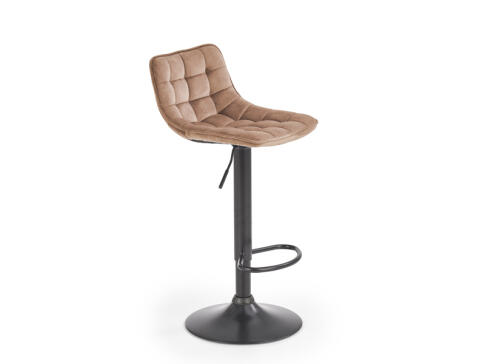 Стул барный HALMAR H95 бежевый/черный