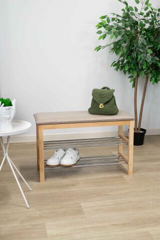 Банкетка Sheffilton SR-0628 артикул Б-3 прозрачный лак/кедровый