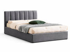 Кровать SIGNAL MONTREAL Velvet tap. 192 серый, 120/200